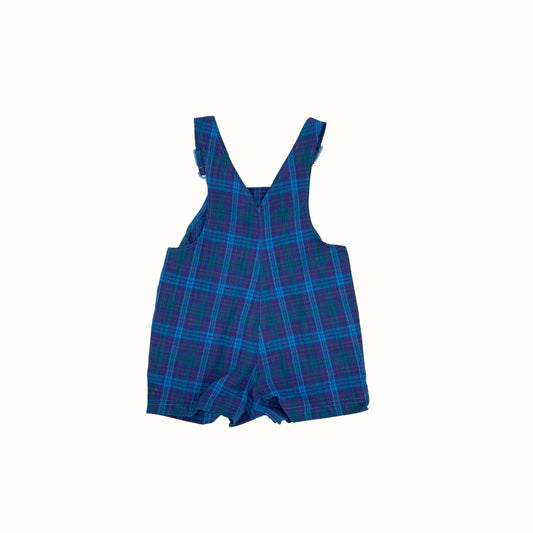 Vintage 80’s Plaid Overalls – 18M