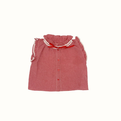 Red Gingham Two-Piece Set – 12-18M