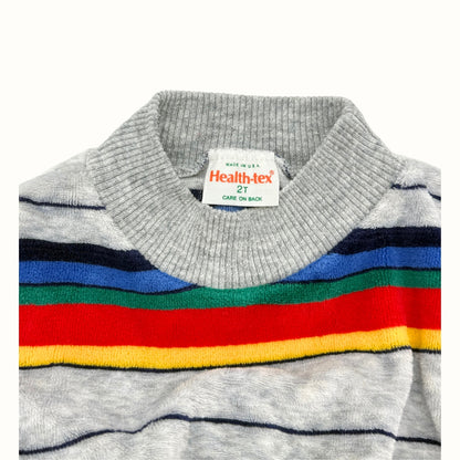 Healthtex 80's Rainbow Stripe Sweater – 2T
