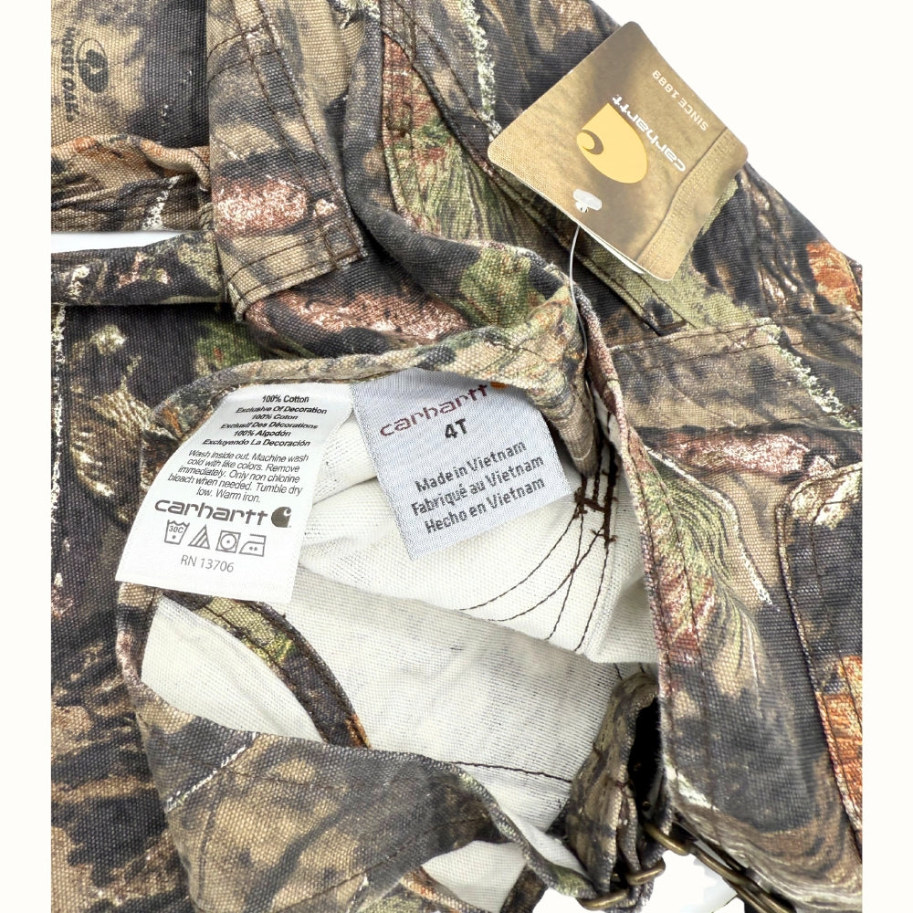 Carhartt Camo Overalls – 4T (NWT)