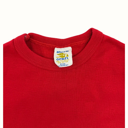 Vintage 80's Red Tee - 12M