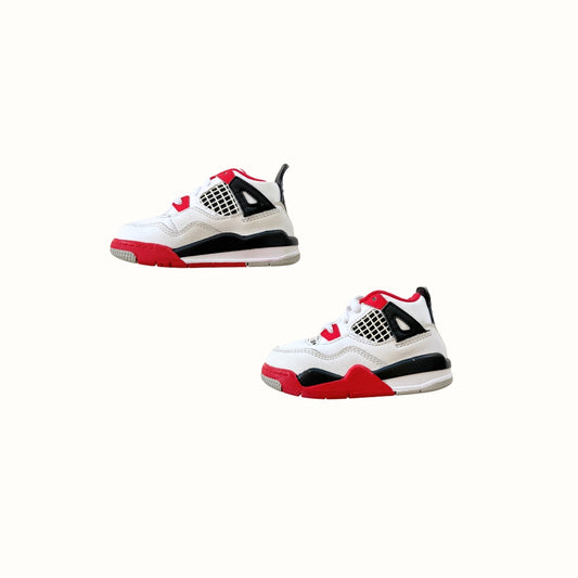 Nike Air Jordan 4 Retro “Fire Red” – 6C Baby/Toddler
