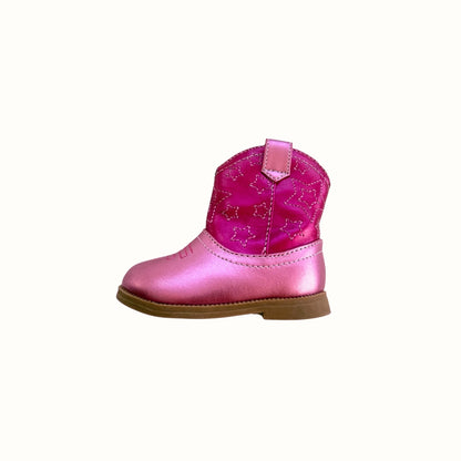OshKosh Pink Star Western Boots – 4C Toddlers