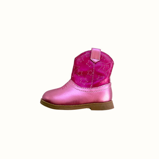 OshKosh Pink Star Western Boots – 4C Toddlers