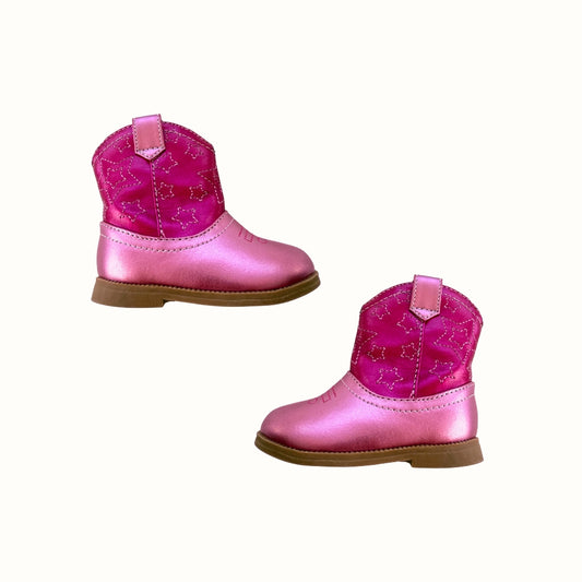 OshKosh Pink Star Western Boots – 4C Toddlers