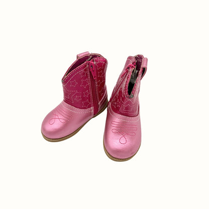 OshKosh Pink Star Western Boots – 4C Toddlers