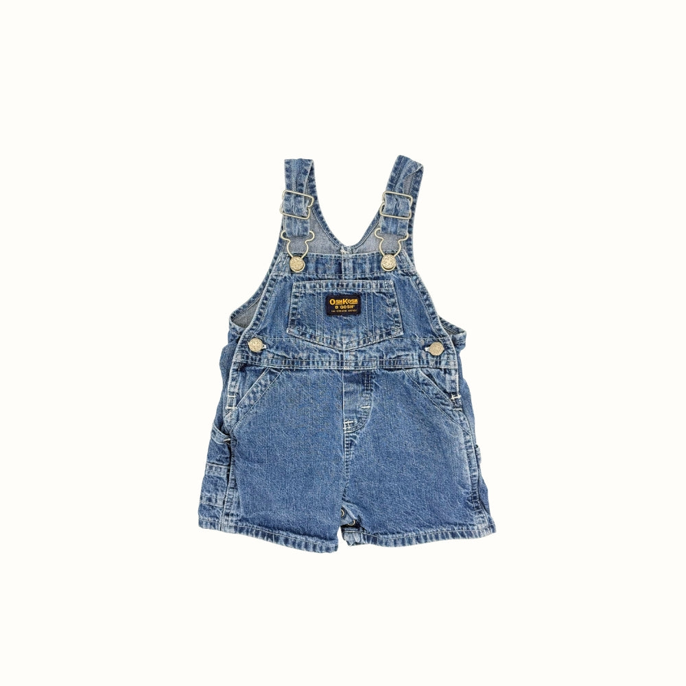 OshKosh Denim Overalls – 6–9M