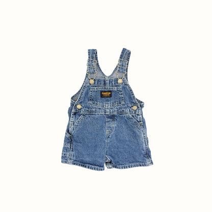 OshKosh Denim Overalls – 6–9M