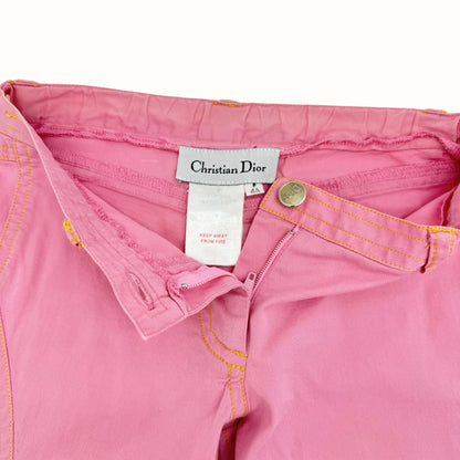 Christian Dior Pink Flared Pants – 4Y