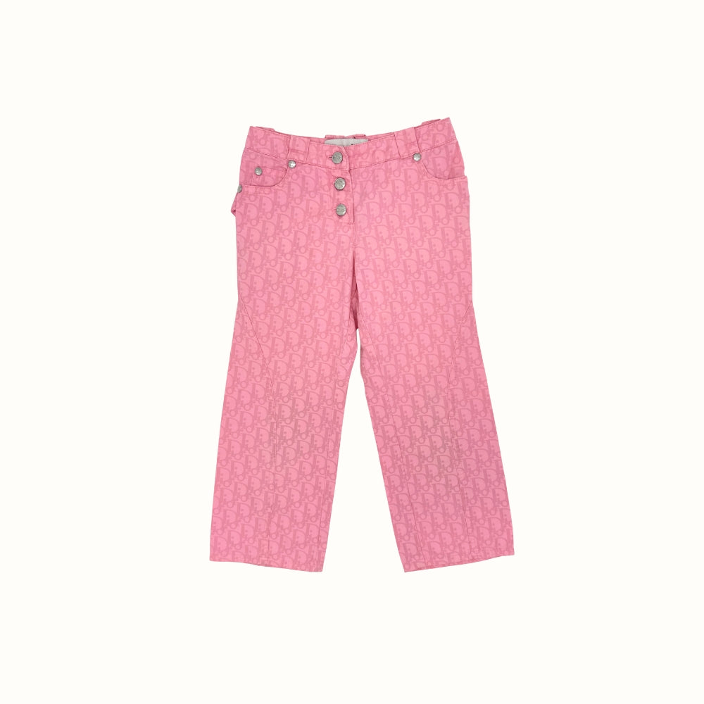 Christian Dior Pink Monogram Pants – 4Y