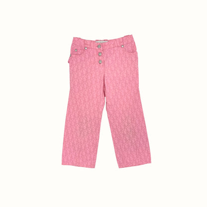 Christian Dior Pink Monogram Pants – 4Y